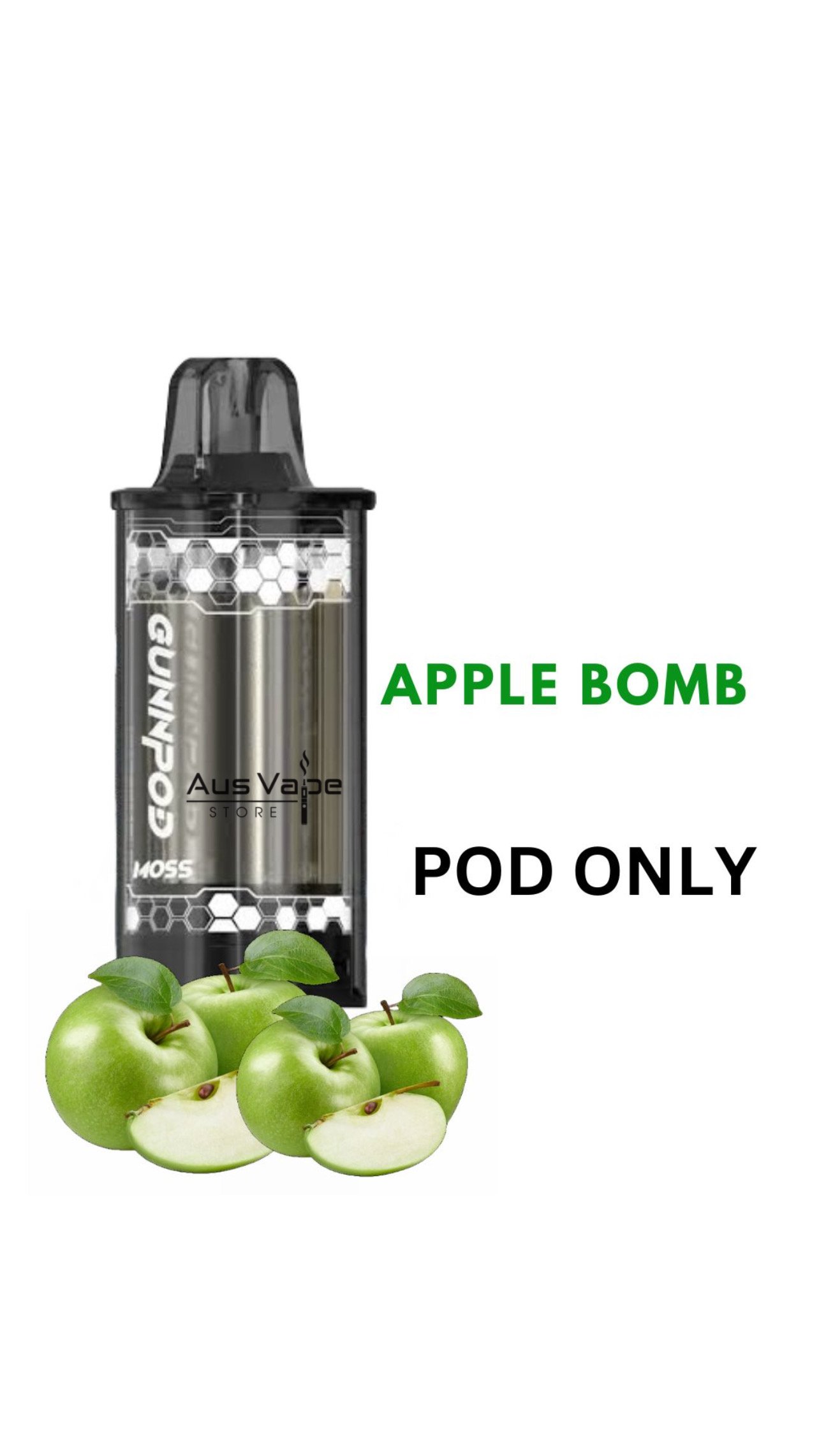 GUNNPOD MOSS POD – APPLE BOMB – 8000 PUFFS