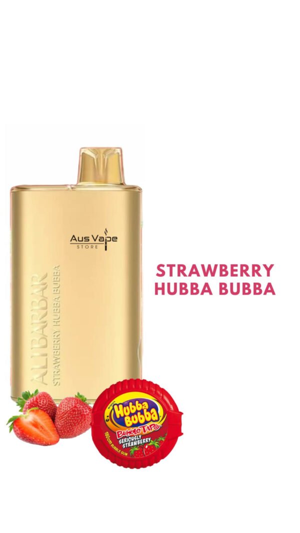 ALIBARBAR RICH – STRAWBERRY HUBBA BUBBA – 8000 PUFFS
