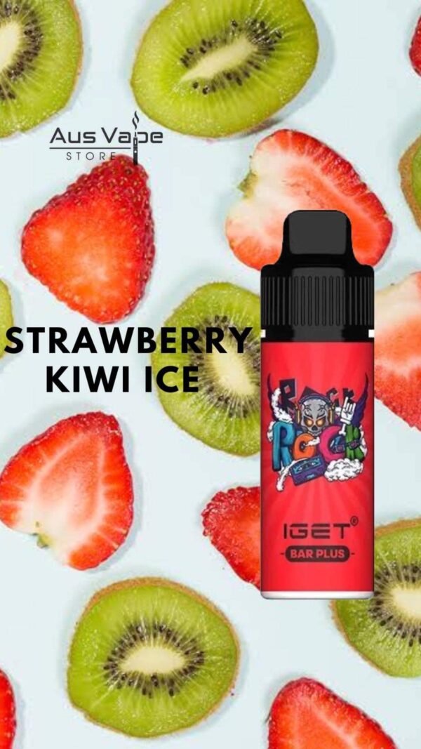 IGET BAR PLUS – STRAWBERRY KIWI ICE – 6000 PUFFS
