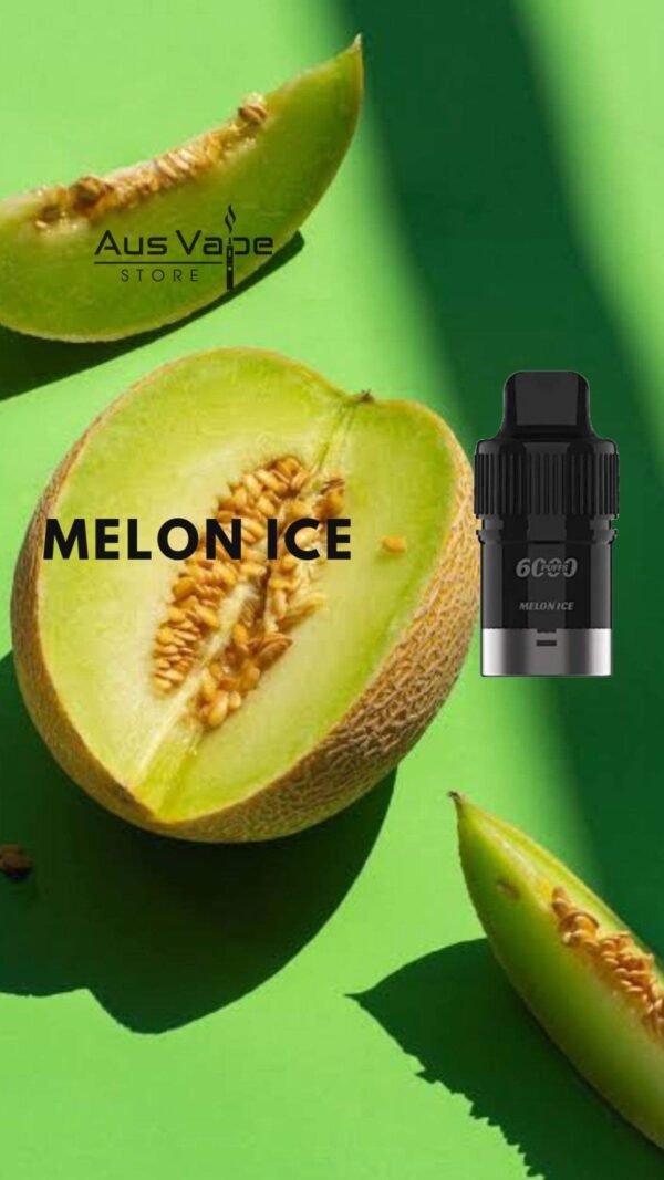 IGET BAR PLUS POD ONLY – MELON ICE – 6000 PUFFS NN