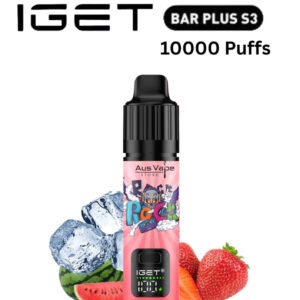 IGET BAR PLUS KIT S3 – STRAWBERRY WATERMELON ICE – 10 000 PUFFS