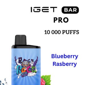 IGET BAR PRO – BLUEBERRY RASPBERRY – 10 000 PUFFS