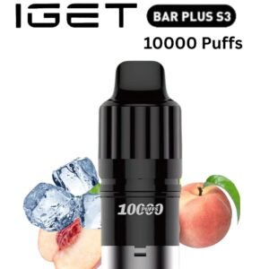 IGET BAR PLUS S3 POD ONLY – PEACH ICE – 10.000 PUFFS