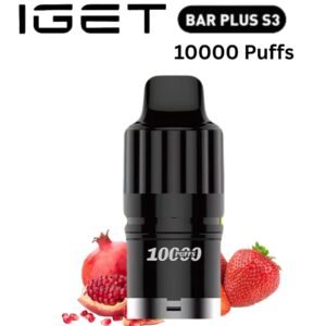 IGET BAR PLUS S3 POD ONLY – STRAWBERRY POMEGRANATE – 10.000 PUFFS
