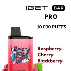 IGET BAR PRO - RASPBERRY CHERRY BLACKBERRY - 10000 PUFFS