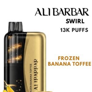 ALIBARBAR SWIRL - FROZEN BANANA TOFFEE - 13000 PUFFS