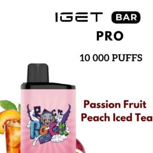 IGET BAR PRO - PASSION FRUIT PEACH ICED TEA – 10 000 PUFFS