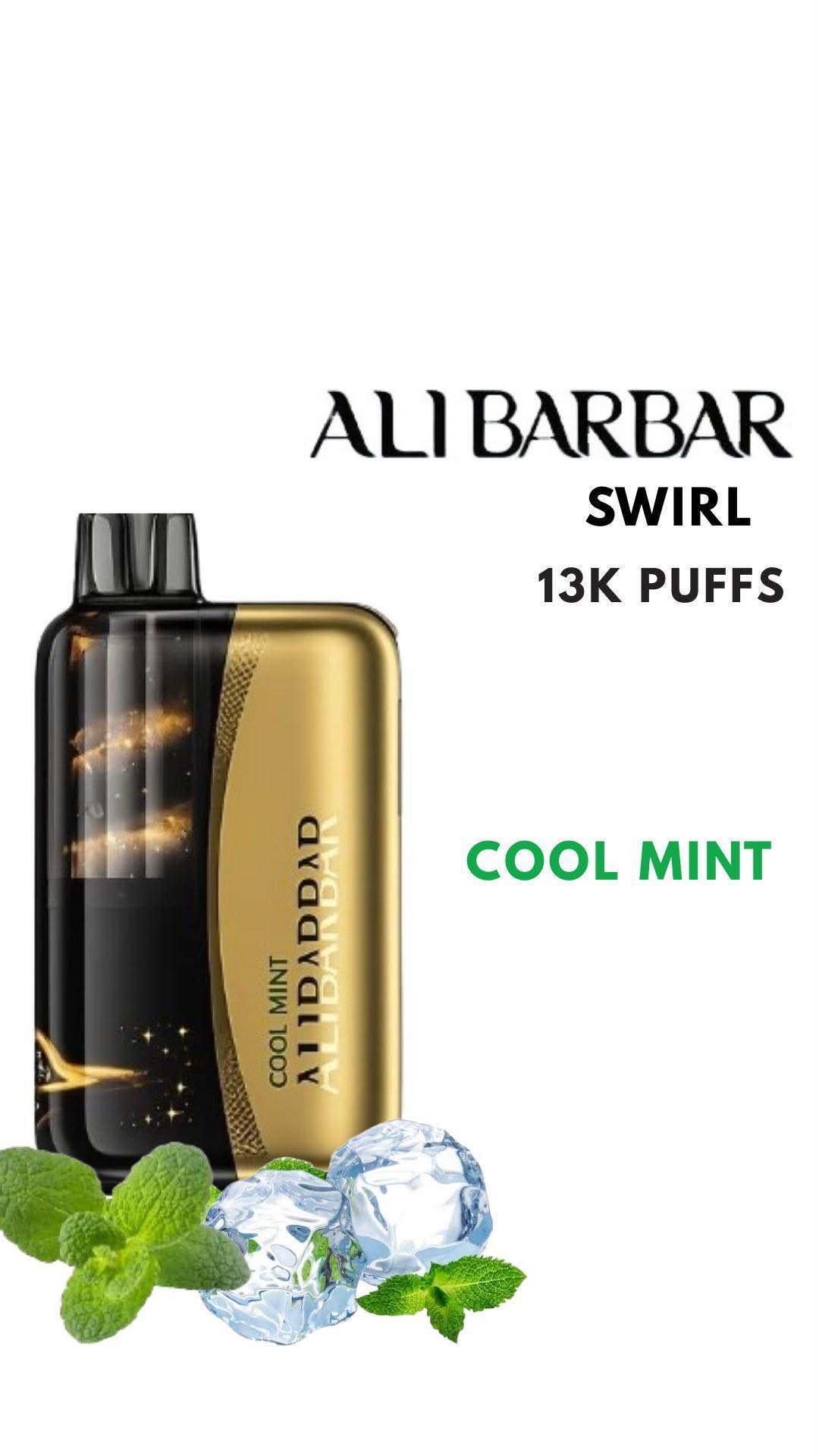 ALIBARBAR SWIRL - COOL MINT - 13000 PUFFS