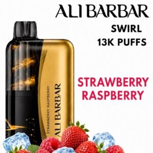 ALIBARBAR SWIRL - STRAWBERRY RASPBERRY - 13000 PUFFS