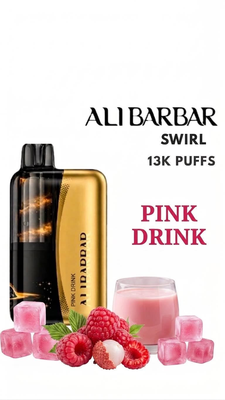 ALIBARBAR SWIRL - PINK DRINK - 13000 PUFFS